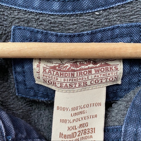 L.L. Bean Katahdin Iron Works Lined Shirt Jacket - Picture 5 of 14